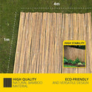 Bamboo Screening 2m high Roll | Abaseen Bamboo Split Garden Screening