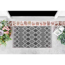 Abaseen Sky Check Grey - Indoor / Outdoor Rugs