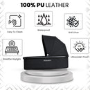 Baby Stroller Pram 3 in 1 Travel System Buggy Car Seat Black Pushchair