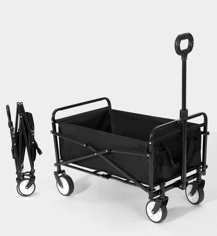 Foldable Garden Trolley Heavy Duty Outdoor Garden Utility Wagon