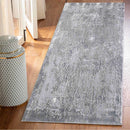 Abaseen Serenity Rugs - Luxury Hallway Runners Silver