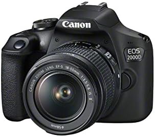 CANON EOS 2000D DSLR Cam | EF-S 18-55 mm f/3.5-5.6 III Lens