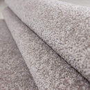 Abaseen ATA Plain Shaggy Rugs - Modern Living Room Rugs