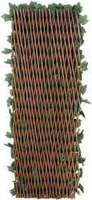 Artificial Maple Leaf Willow Trellis Screening Privacy Hedge Roll Ivy Expanding Garden Fence