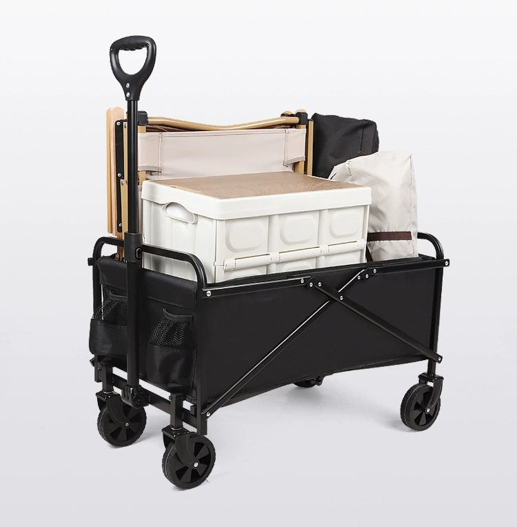 Foldable Garden Trolley Heavy Duty Outdoor Garden Utility Wagon