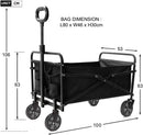Sizes Of Abaseen Portable Folding Garden Trolley - 4 Colors
