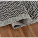 Abaseen Harper Greek Key - Indoor / Outdoor Rugs Grey Zoom 