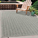 Abaseen Herringbone - Indoor / Outdoor Rugs Grey Main 