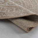 Abaseen Harper Greek Circle Rugs- 120cm Indoor / Outdoor