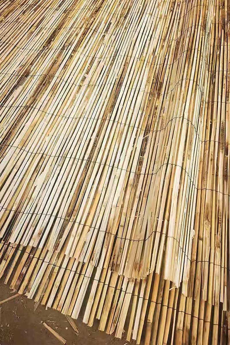 Split Reed Screening Natural Split Reed Fence Screening Wind Screen