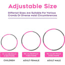 Abaseen Ajustable Hula Hoops style  sizes