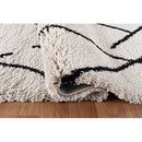 Abaseen Marrakesh Runner Black and White Long Rugs
