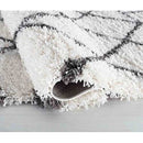 Abaseen Marrakesh Runner Black and White Long Rugs