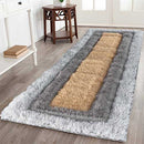 Abaseen California Bordered Hallway Runner Rugs