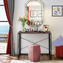 Abaseen Corner Table For Computer, No Assembly Required Foldable & Portable