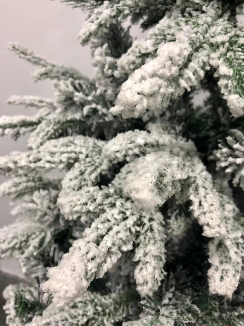 Abaseen Half Snowing Christmas Trees - 6ft 1