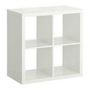 Our multi-color book shelves wall