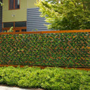 Abaseen Artificial Laurel Leaves Hedge Screening Plastic For Garden Screening 100x200 cm
