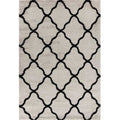 Abaseen Stylish Marrakesh Cream and Grey Rugs for Living Room