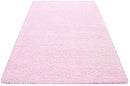 Abaseen Pink Fluffy Rugs Machine Washable Rugs UK