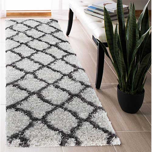 Marrakesh Large Washable Grey Rugs for Living Room Abaseen