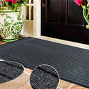 Colorful Ribbed Door Mats Dirt Trapper Mat Washable Door Mat Indoor (All Sizes)
