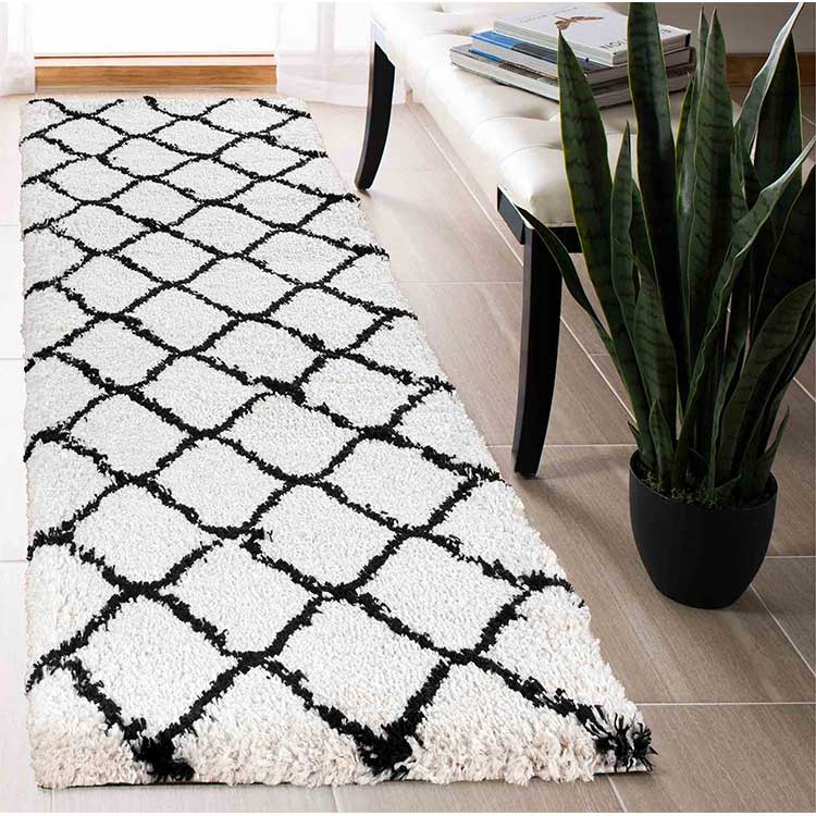 Abaseen Stylish Marrakesh Cream and Grey Rugs for Living Room1