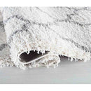 Marrakesh Large Washable Grey Trellis Hallway Runner Rugs Abaseen