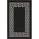 Havana Black Indoor Entrance Mats Washable Non-Slip Kitchen Dirt Trappers Abaseen