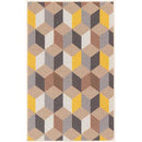 Havana Yellow Door Mats Indoor Washable Non-Slip Gel Backed Kitchen Dirt Trappers Abaseen