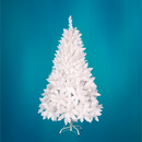 Abaseen 6ft White Christmas Tree, Indoor Christmas Tree White Xmas Tree