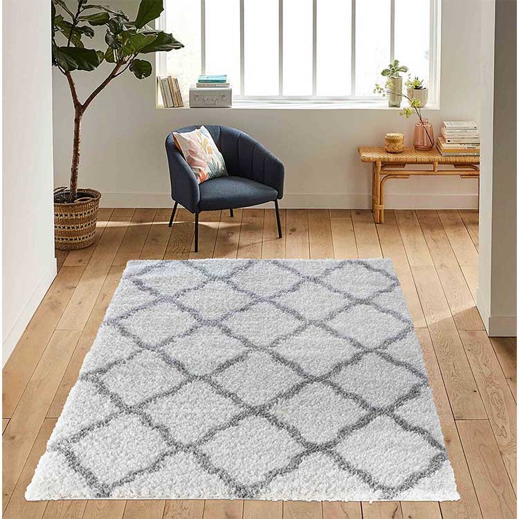 Abaseen Stylish Marrakesh Cream and Grey Rugs for Living Room78