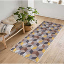 Havana Yellow Door Mats Indoor Washable Non-Slip Gel Backed Kitchen Dirt Trappers Abaseen