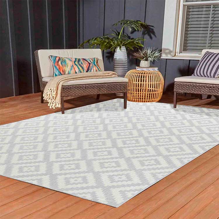 Sky Grey Rugs For Living Room By Abaseen