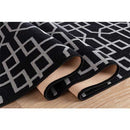 Black Door Mat Indoor - Washable Nonslip Abaseen ( 5mm )