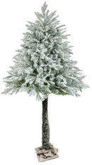 Fake Snowing Christmas Tree With Umbrella