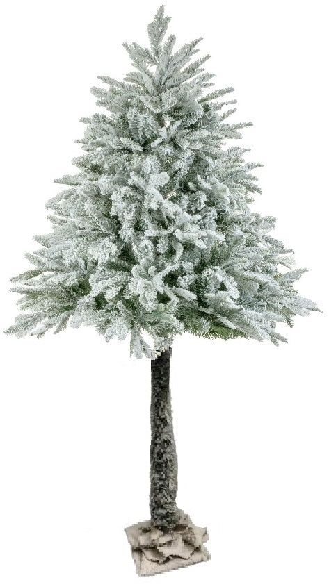 Abaseen Half Snowing Christmas Trees - 6ft