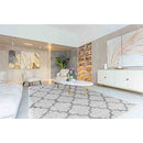 Marrakesh Large Washable Grey Trellis Hallway Runner Rugs Abaseen