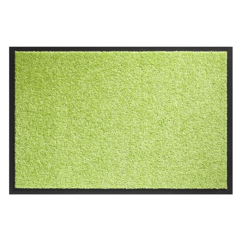 Abaseen Nonslip Lime Green Washable Door Mat Inside Door Mats Kitchen Rubber Mat