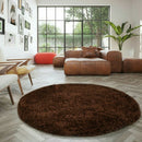 Brown Circle Rugs Modern Living Room Rugs  Round Brown Rugs