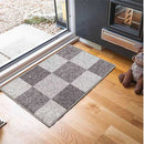 Havana Front Door Mat Indoor Grey  Washable Non-Slip Gel Backed Kitchen Dirt Trappers Abaseen