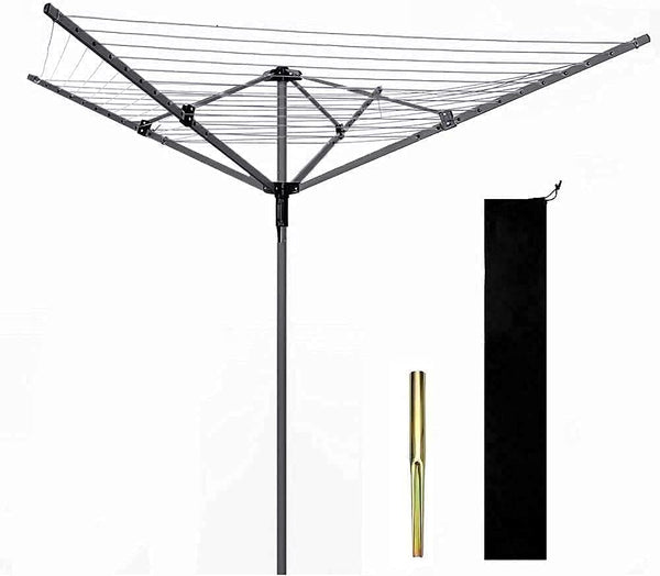 Abaseen Rotary Washing Line Airer Stand - Available in 3 Sizes