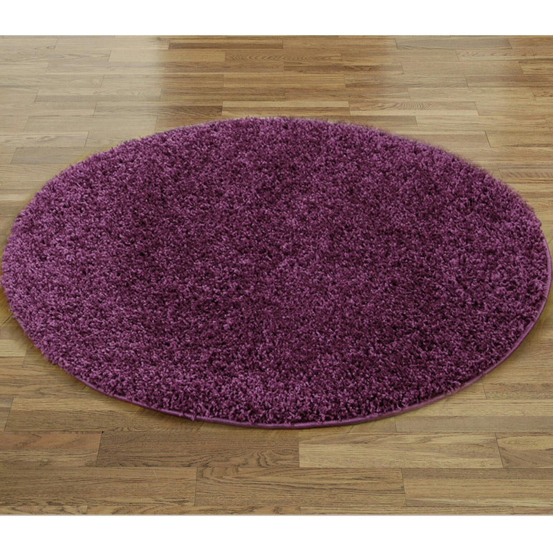 Abaseen Purple Round Rugs Modern Living Room Rugs