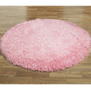 Abaseen Round Pink Fluffy Rugs Modern Cheap Rugs