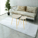 Triangle Shape White Coffee Table