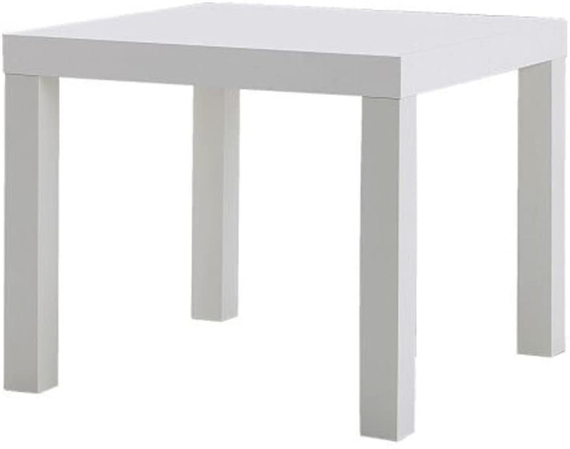 High Quality Side Table, Wood, White, 55 x 55 x 45 cm